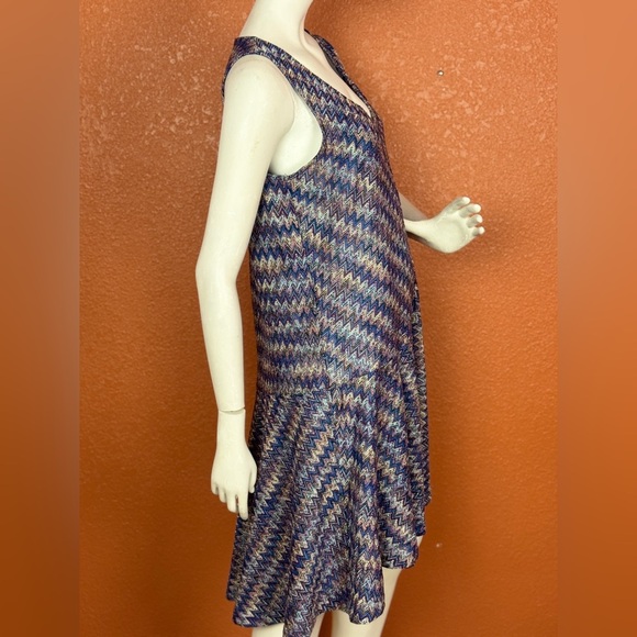 Maeve Multicolor Chevron Knit Top Size Medium - Picture 15 of 17